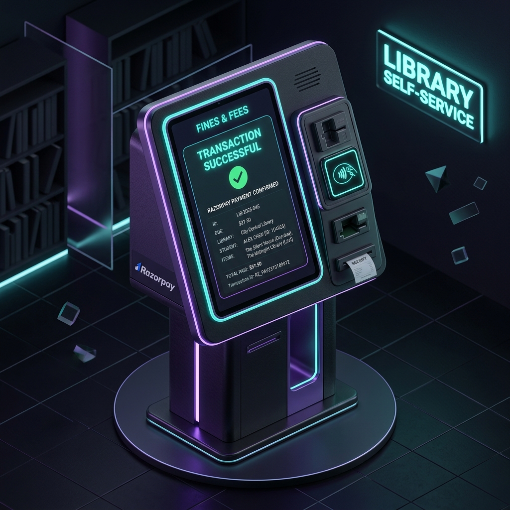 Library Fine Collection Kiosk